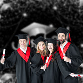 Aperturee - Silberner und schwarzer Schleifenhintergrund für den Fotoautomaten